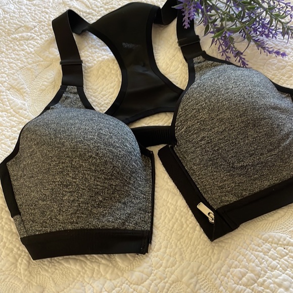 VICTORIA’S SECRET VSX SPORT Zip front sports bra, size 34B, excellent condition! - Picture 8 of 10